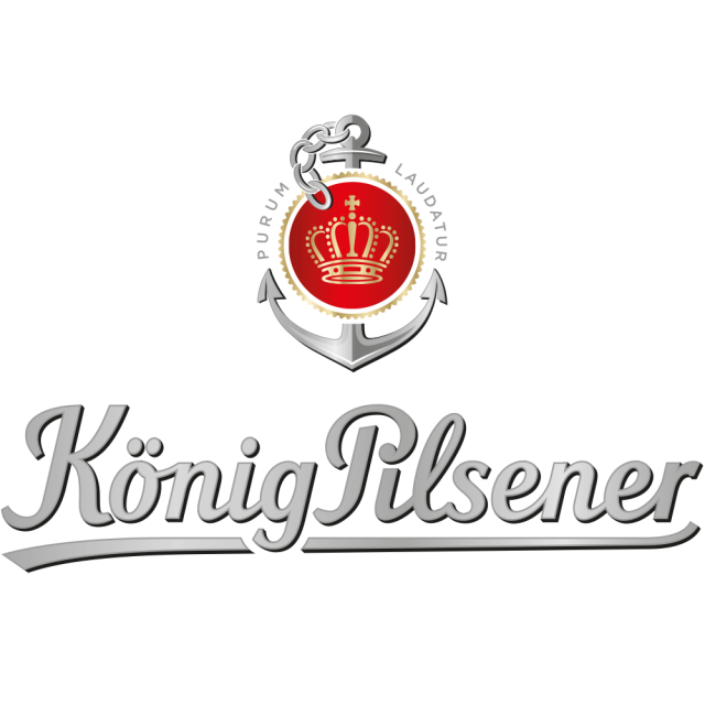 König Pilsener Aufkleber 150x100